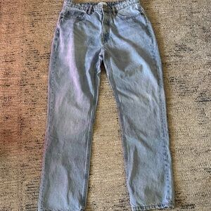 Zara Women’s Denim Straight Leg Jeans in Light Blue size 10